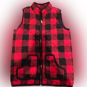 Buffalo Plaid Quilted Vest